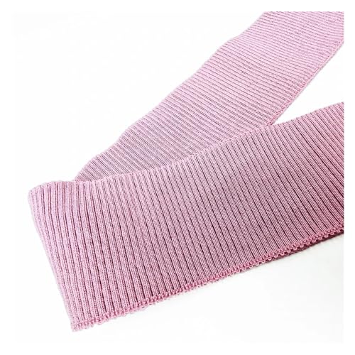 LCKKJHG Gerippter Stoff, elastisches Polyester, Tissu zum Nähen, Rippenstoff, Quilten, DIY, Stoff, Zubehör, Manschetten, Farbe: Rosa / Grau LCKKJHG Gerippter Stoff, elastisches Polyester, Tissu zum Nähen, Rippenstoff, Quilten, DIY, Stoff, Zubehör, Manschetten, Farbe: Rosa / Grau von LCKKJHG