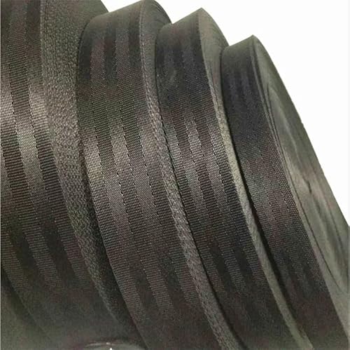 LCKKJHG Gurtband 10 Yards Nylon-Gurtband, Sicherheitsgurt, Computer-Jacquard-Band, Rucksack-Umreifung, Nähen, Tasche, Gürtel, Zubehör(Coffee 38mm) von LCKKJHG