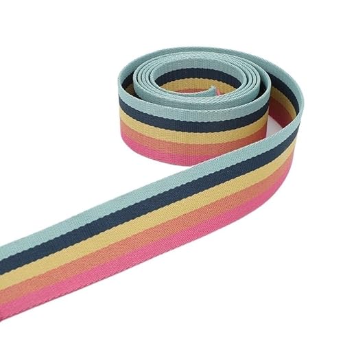 LCKKJHG Gurtband 2/4M 38mm Polyester Weben Gurtband Gepäck Taschen Gurt Band DIY Kleidungsstück Dekor Spitze Band Nähen zubehör(38mm-2Meters) von LCKKJHG