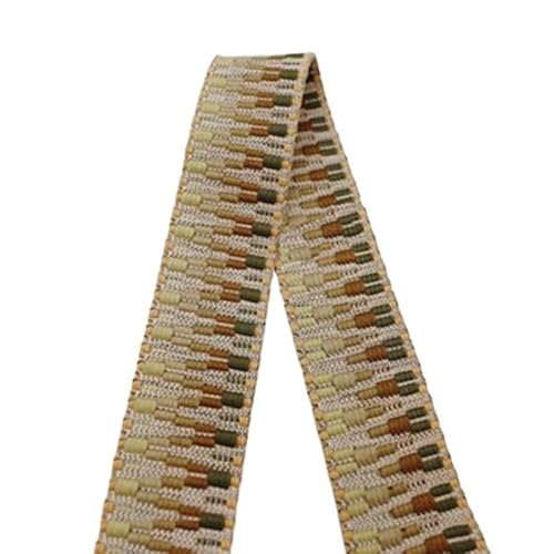 LCKKJHG Gurtband 2/5Y 38/50mm Ethnische Jacquard Gurtband Polyester Band Band Taschen Strap Trims Kleidung Gürtel Dekoration Spitze Band DIY Nähen Schrägband(04-50mm,5Yards) von LCKKJHG