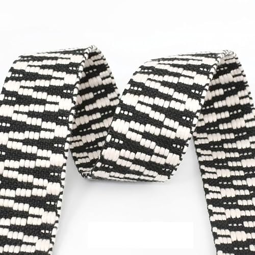 LCKKJHG Gurtband 2/5Y 38/50mm Ethnische Jacquard Gurtband Polyester Band Band Taschen Strap Trims Kleidung Gürtel Dekoration Spitze Band DIY Nähen Schrägband(11-38mm,2Yards) von LCKKJHG