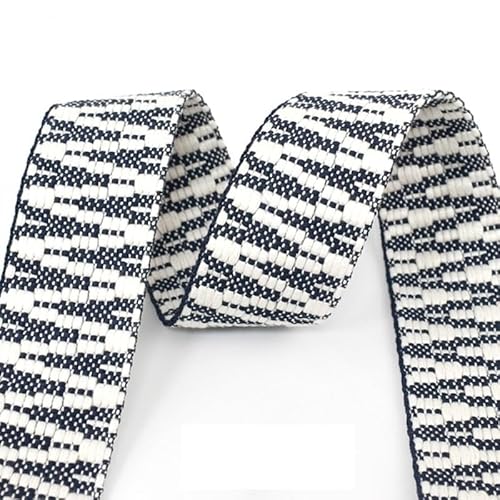 LCKKJHG Gurtband 2/5Y 38/50mm Ethnische Jacquard Gurtband Polyester Band Band Taschen Strap Trims Kleidung Gürtel Dekoration Spitze Band DIY Nähen Schrägband(6-38mm,2Yards) von LCKKJHG