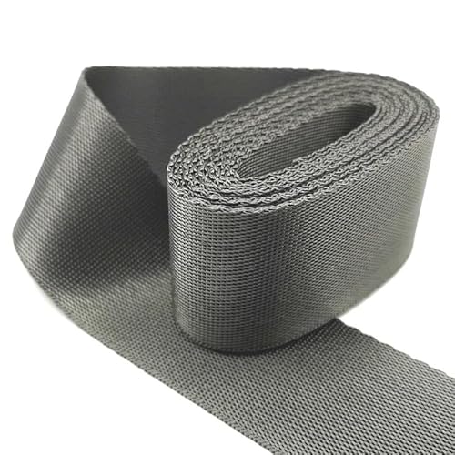 LCKKJHG Gurtband 2 Yards 32 mm Riemen Nylon-Gurtband Rucksack-Umreifung Nähen Tasche Gürtel Zubehör(Dark Grey) von LCKKJHG