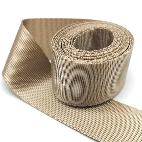 LCKKJHG Gurtband 2 Yards 32 mm Riemen Nylon-Gurtband Rucksack-Umreifung Nähen Tasche Gürtel Zubehör(Khaki) von LCKKJHG