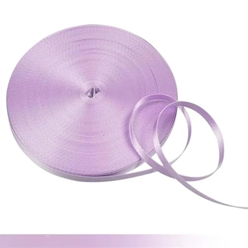 LCKKJHG Gurtband 45 Meter 10 mm buntes Nylon-Gurtband, Schrägband for handgefertigte Arbeitskarten, Gurt, Kleidung, Nähzubehör(Lightpurple) von LCKKJHG