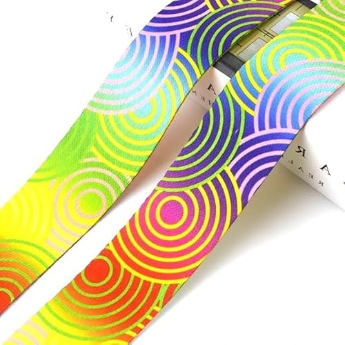 LCKKJHG Gurtband 5 Meter bedrucktes Gurtband, 38 mm, Polyester, Taschengurt, Handtaschengriff, Ledergürtel, DIY, Textil, Nähmaterial, Zubehör(12) von LCKKJHG