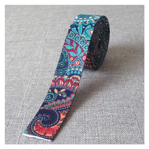 LCKKJHG Gurtband 5 Yards Breite 1 Zoll 25mm Gurtband Gurtbänder Seil Hund Haustier Halsband Leine Geschirr Rucksack Tasche Kleidungsstück Nähen DIY Geldbörse Zubehör(Bohemian Style) von LCKKJHG
