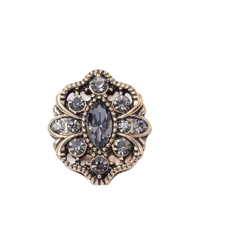 LCKKJHG Knopfabdeckungen Strass-KnöPfe Strass Perle Blume Platte Diamant Knopf Schmuck Schal for Haar Zubehör Dekorative Kleidung Handgemachte Material für Hemden(18090) von LCKKJHG