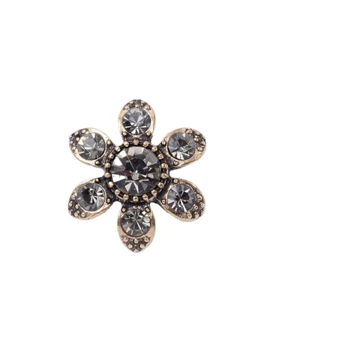 LCKKJHG Knopfabdeckungen Strass-KnöPfe Strass Perle Blume Platte Diamant Knopf Schmuck Schal for Haar Zubehör Dekorative Kleidung Handgemachte Material für Hemden(18105) von LCKKJHG