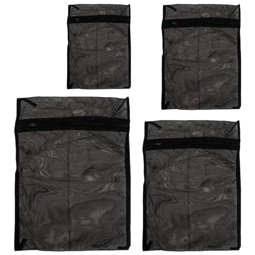 LCKKJHG Wäschenetz 4 Stück Schwarze Wäschesäcke aus Netzstoff for Badezimmer, Polyester, for Waschmaschine LCKKJHG Wäschenetz 4 Stück Schwarze Wäschesäcke aus Netzstoff for Badezimmer, Polyester, for Waschmaschine von LCKKJHG