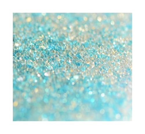 aquarium dekosteine steine 100 g Mikro-Landschafts-Aquarium, Hydrokultur-Pflanzendekoration, Landschaftsbau, Glasperlen, Glas, Sand, Flusssand, gelber Stein(Color 01) von LCKKJHG