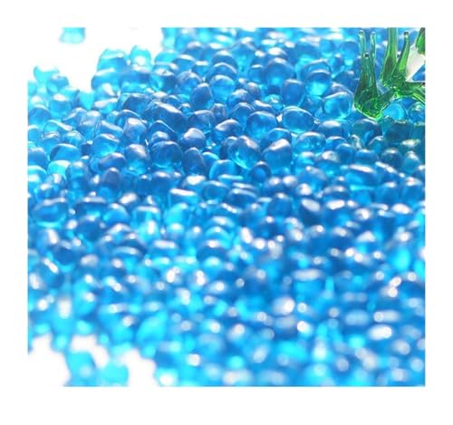 aquarium dekosteine steine 100 g Mikro-Landschafts-Aquarium, Hydrokultur-Pflanzendekoration, Landschaftsbau, Glasperlen, Glas, Sand, Flusssand, gelber Stein(Color-05) von LCKKJHG