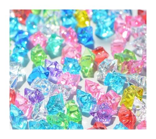 aquarium dekosteine steine 100 g Mikro-Landschafts-Aquarium, Hydrokultur-Pflanzendekoration, Landschaftsbau, Glasperlen, Glas, Sand, Flusssand, gelber Stein(Color-22) von LCKKJHG