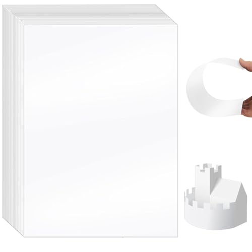 100 Blatt weißes Kartonpapier, 8,3 x 11,7 cm, 250 g/m², schweres Deckpapier, dicker bedruckbarer Karton für Einladungen, Hochzeitsbriefpapier, Speisekarten, Bastelarbeiten, Scrapbooking 100 Blatt weißes Kartonpapier, 8,3 x 11,7 cm, 250 g/m², schweres Deckpapier, dicker bedruckbarer Karton für Einladungen, Hochzeitsbriefpapier, Speisekarten, Bastelarbeiten, Scrapbooking von LCORMAG