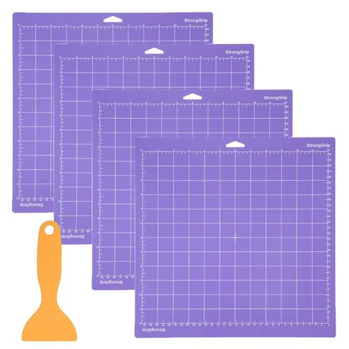 LCOUACEO Schneidematte 12 x 12 Zoll Schneidematte für Cricut Maker 3/Explore 3 /Air 2/Air One, 4 Stück 30,5x30,5CM Strong-Grip, Rutschfest zum Nähen, Quilten und Kunsthandwerk LCOUACEO Schneidematte 12 x 12 Zoll Schneidematte für Cricut Maker 3/Explore 3 /Air 2/Air One, 4 Stück 30,5x30,5CM Strong-Grip, Rutschfest zum Nähen, Quilten und Kunsthandwerk von LCOUACEO