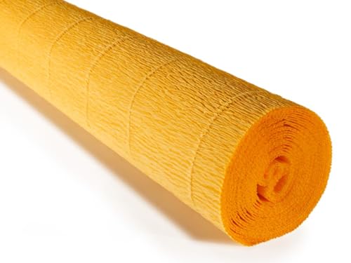 Cartotecnica Rossi italienisches Krepppapier, schwer, 180 g, Gelb (576)) von LCREATE LCREATE LCREATE