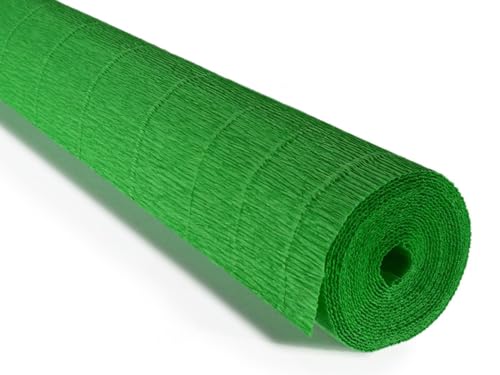 Cartotecnica Rossi italienisches Krepppapier, schwer, 180 g, Grün (563)) von LCREATE LCREATE LCREATE