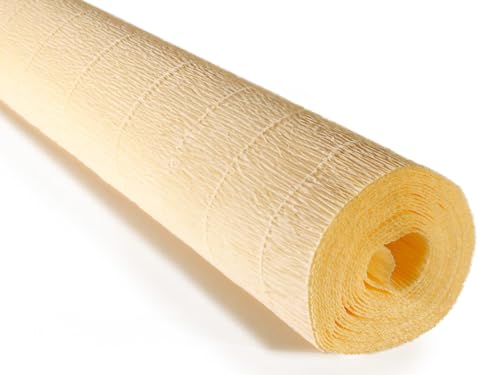 Cartotecnica Rossi italienisches Krepppapier, schwer, 180 g, cremefarben (577)) von LCREATE LCREATE LCREATE