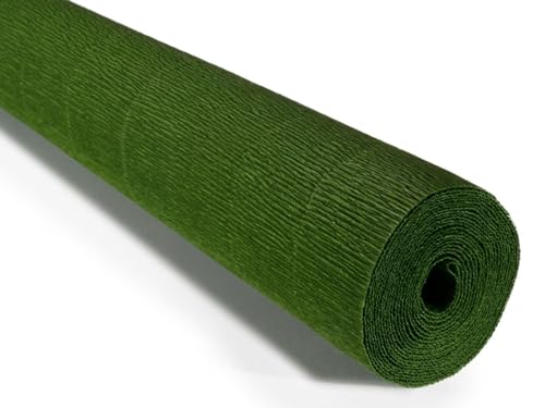 Cartotecnica Rossi italienisches Krepppapier, schwer, 180 g (Blattgrün (591)) von LCREATE LCREATE LCREATE