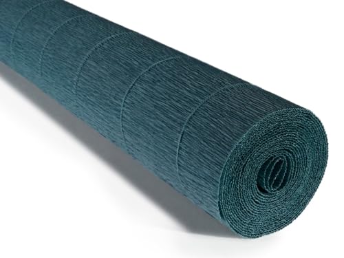 Cartotecnica Rossi italienisches Krepppapier, schwer, 180 g (Blaugrün (560)) von LCREATE LCREATE LCREATE