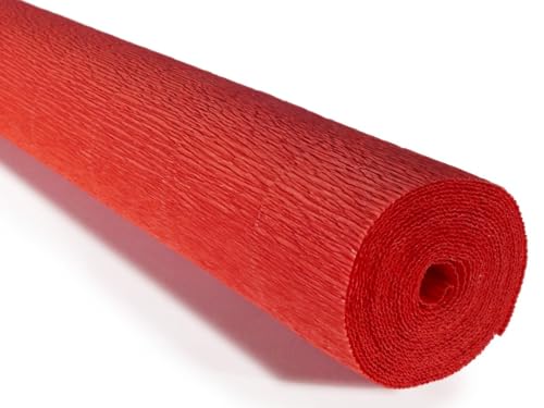 Cartotecnica Rossi italienisches Krepppapier, schwer, 180 g (Deep Orange Red" von Tiffanie Turner(618)) von LCREATE LCREATE LCREATE
