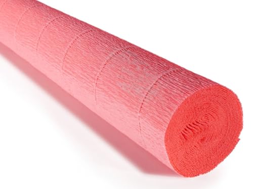 Cartotecnica Rossi italienisches Krepppapier, schwer, 180 g (Fleischrosa (601)) von LCREATE LCREATE LCREATE