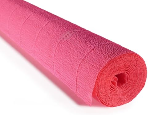 Cartotecnica Rossi italienisches Krepppapier, schwer, 180 g (Shocking Pink (551)) von LCREATE LCREATE LCREATE