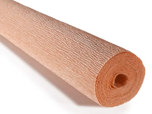 Cartotecnica Rossi italienisches Krepppapier, schwer, 180 g (gelb gegerbt für Pfingstrosen) von Tiffanie Turner (17A4), 49,6 x 248,4 cm von LCREATE LCREATE LCREATE