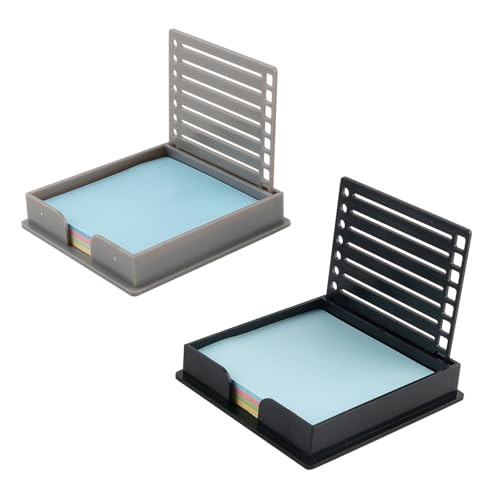 LCUHAVA 2 Stück Zettelbox Kunststoff Notizzettel Box, Zettelbox NachfüLlpack, Mit 3x3 Farbigen Haftnotizen, Ideal für den Einsatz Im Büro und in der Schule LCUHAVA 2 Stück Zettelbox Kunststoff Notizzettel Box, Zettelbox NachfüLlpack, Mit 3x3 Farbigen Haftnotizen, Ideal für den Einsatz Im Büro und in der Schule von LCUHAVA