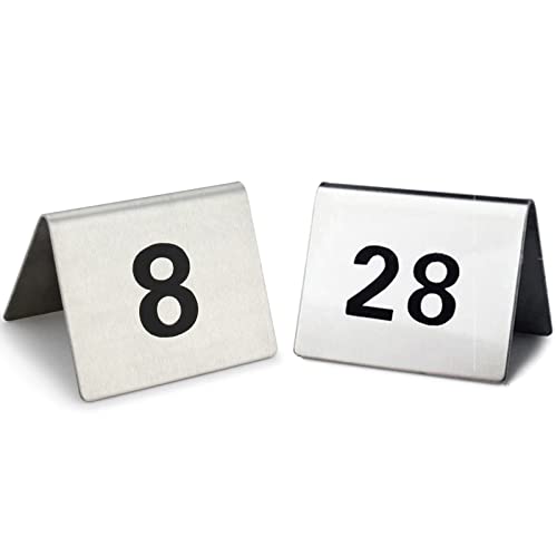 Digitale Sitzplatzkarte 1-50/100 doppelseitige Nummernschilder, leicht zu identifizieren(150) von LCUVIMPEX