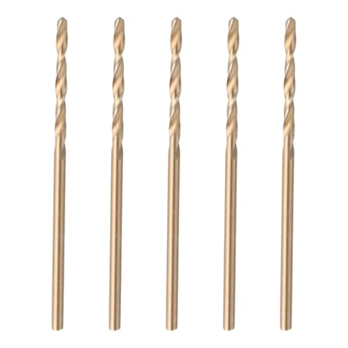 HSS-Gewindebohrer, M35 Kobalt-Bohrer, 5er-Pack, 1–4 mm, gerader Schaft, 135 Grad, geteilte Spitze(2.5mm 5PCS) von LCUVIMPEX
