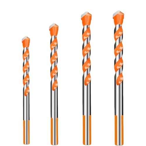 HSS-Gewindebohrer, Steinbohrer-Set aus Wolframkarbid, 3–12 mm, 16 Stück(4Pcs 6-12mm) von LCUVIMPEX