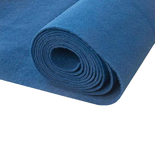 LCUVIMPEX Gang Läufer für Zeremonie Teppich, Hochzeits-Teppich, Gangläufer, 5,5 mm dick, schneidbar, wiederverwendbar, for Kirche, Mehrfarbig, 1 x m(Blue,1 * 10m) von LCUVIMPEX