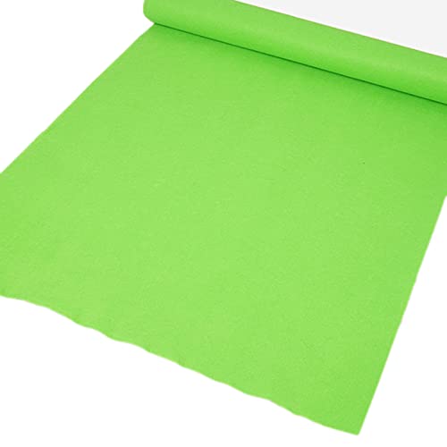 LCUVIMPEX Gang Läufer für Zeremonie Teppich, Hochzeits-Teppichläufer, Gangläufer, 2 mm dick, grün, mehrere Größen(1x15m(3x49ft)) von LCUVIMPEX