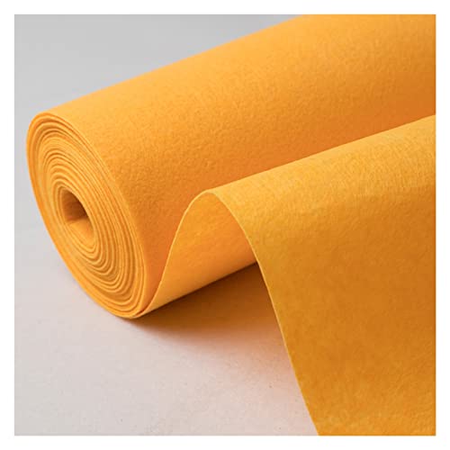 LCUVIMPEX Gang Läufer für Zeremonie Teppich, Läufer for Hochzeitsgänge, Polyester, Vlies, for drinnen und draußen, benutzerdefinierte Größe, Mehrfarbig, 1–1,5 m x 5–50 m(Orange,1.2x50m) von LCUVIMPEX