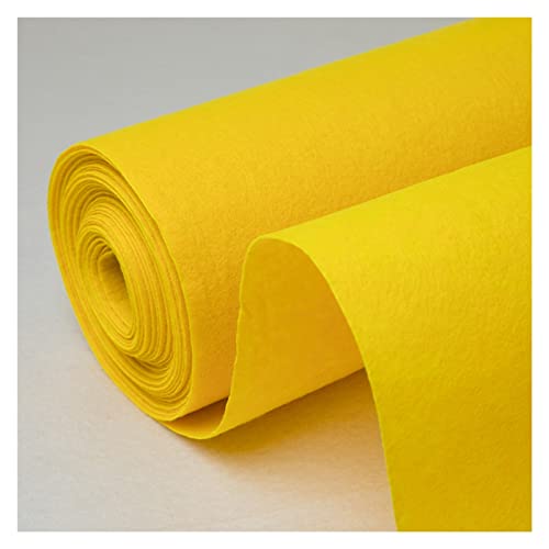 LCUVIMPEX Gang Läufer für Zeremonie Teppich, Läufer for Hochzeitsgänge, Polyester, Vlies, for drinnen und draußen, benutzerdefinierte Größe, Mehrfarbig, 1–1,5 m x 5–50 m(Yellow,1.2x40m) von LCUVIMPEX