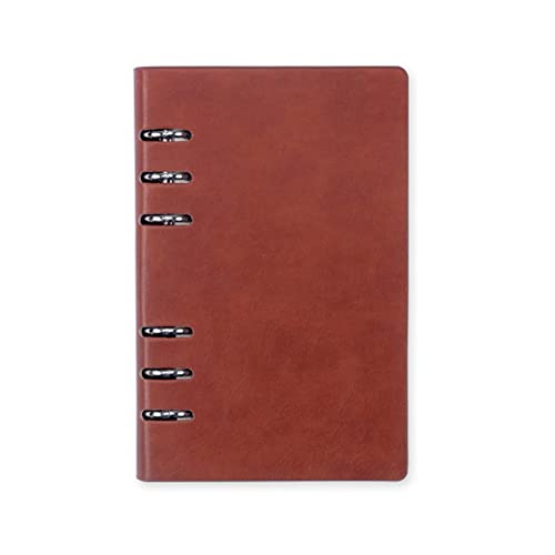 LCUVIMPEX Notizbuch zum Schreiben und Notieren, A6/A5/B5 Spiralnotizbuch Persönliches Reisetagebuch Wöchentlicher Geschäftsordner(Brown,A6) von LCUVIMPEX