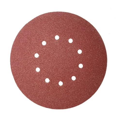 LCUVIMPEX Schleifpapierblätter Schleif- und Polierpad 10 Stück 225 mm Schleifscheiben 9 Zoll 10 Löcher Schleifpapier 60-2000# Schleifscheibe (P60) von LCUVIMPEX