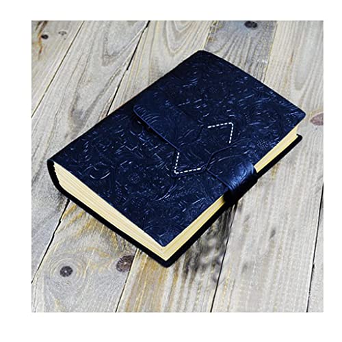 Reise-Notizblock, A5 Retro Handgemachte Leder Blank Schreiben Journal for Student Reisende Büro Treffen(B) von LCUVIMPEX