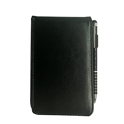 Reise-Notizblock, A7-Notizblock mit täglichem Memo und Stylus-Metallstift for Geschäftsbüros, Arbeit und Reisen, Schwarz Reise-Notizblock, A7-Notizblock mit täglichem Memo und Stylus-Metallstift for Geschäftsbüros, Arbeit und Reisen, Schwarz von LCUVIMPEX