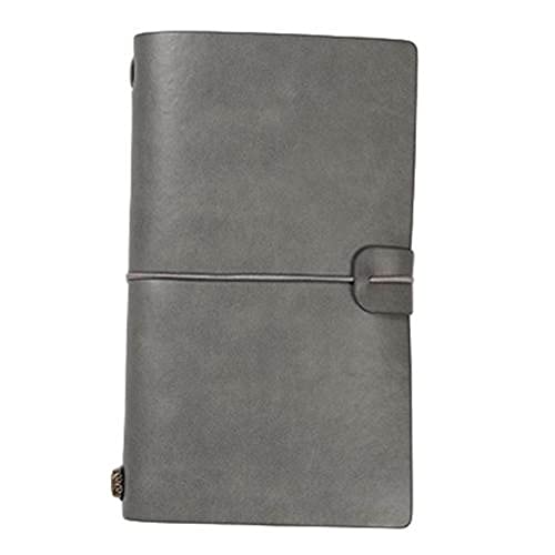 Reise-Notizblock, Faux Journal Tagebuch Loseblatt Stifthalter Agenda, M Grau, 1PCS Reise-Notizblock, Faux Journal Tagebuch Loseblatt Stifthalter Agenda, M Grau, 1PCS von LCUVIMPEX