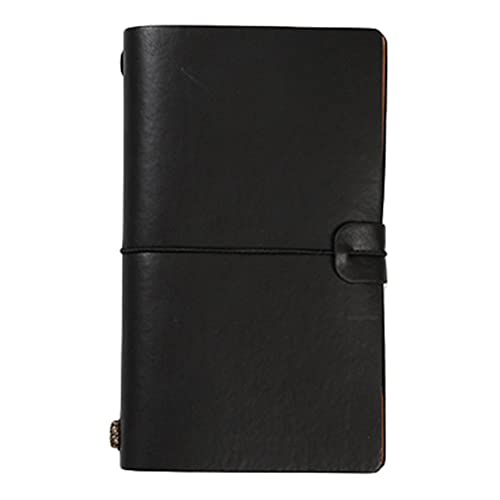Reise-Notizblock, Faux Journal Tagebuch Loseblatt Stifthalter Rekord Agenda, M Schwarz, 1PCS Reise-Notizblock, Faux Journal Tagebuch Loseblatt Stifthalter Rekord Agenda, M Schwarz, 1PCS von LCUVIMPEX