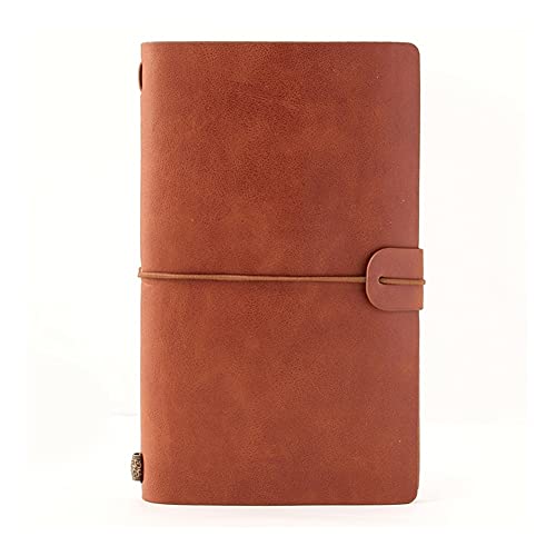 Reise-Notizblock, Retro-Tagebuch mit Seil for Mitnehmen, geeignet als Geschenk for Studenten und Schriftsteller.(Light Brown) von LCUVIMPEX