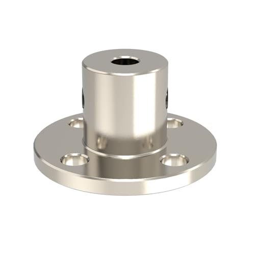 Starre Flanschkupplung aus Legierung, 3/3.17/4/5/6/6.35/7/8/10/11/12/14mm Starre Flansch Kupplung Motor Guide Welle Koppler Stecker(1pcs 10mm) von LCUVIMPEX