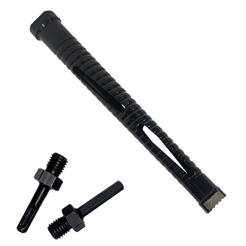Trockenkernbohrer, 3,8 cm (1 1/2 Zoll), 254 mm Bohrtiefe, 5/8-11 Zoll Gewinde, 10 mm Diamantsegmenthöhe, 2 Adapter von LCubro