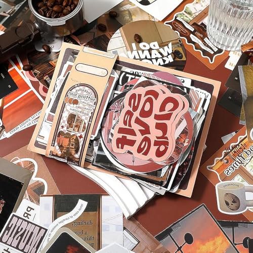 Aesthetische Vintage Sticker Set – 200-teilige Journal-Scrapbooking-Zubehör, ideal für DIY Collagen, Bullet Journal, Kindle-Hüllen, Laptop und mehr! Aesthetische Vintage Sticker Set – 200-teilige Journal-Scrapbooking-Zubehör, ideal für DIY Collagen, Bullet Journal, Kindle-Hüllen, Laptop und mehr! von LDBKLGHJ