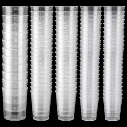 100Stk Messbecher Kunststoff, 30ml,50ml,100ml Messbecher Mischbecher Kleine, Meßbecher Kunststoff,Wiederverwendbar Farbmischbecher,Kleine Mischbecher für Labor Epoxidharz Kochen und Malerei Zubehör 100Stk Messbecher Kunststoff, 30ml,50ml,100ml Messbecher Mischbecher Kleine, Meßbecher Kunststoff,Wiederverwendbar Farbmischbecher,Kleine Mischbecher für Labor Epoxidharz Kochen und Malerei Zubehör von LDHHYH