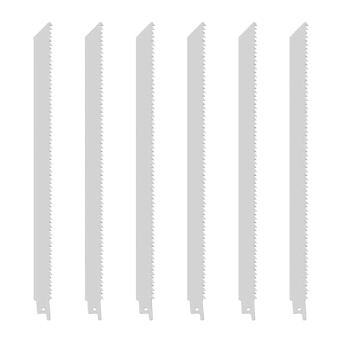 6 Pcs 12in 6TPI Edelstahl Tiefkühlkost Schneiden Sägeblatt Universal 6 Pcs 12in 6TPI Edelstahl Tiefkühlkost Schneiden Sägeblatt Universal von LDHNFBYV