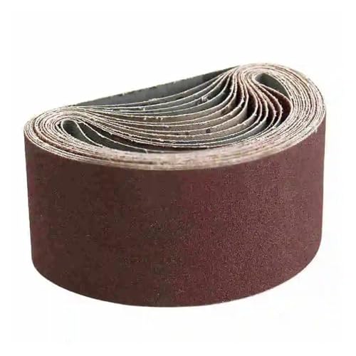 Schleifbänder 75x457mm, 10 Stück, Oxid 40 bis 1000 Körnung,(180#) von LDHNFBYV