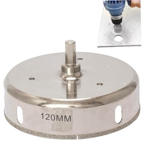 Diamantlochsäge, 120 mm Schneidloch Säge Bitmauerwerk Bohrwerkzeuge für Glaskeramik -Marmorporzellanfliesen Diamant Diamantlochsäge, 120 mm Schneidloch Säge Bitmauerwerk Bohrwerkzeuge für Glaskeramik -Marmorporzellanfliesen Diamant von LDJFCCA